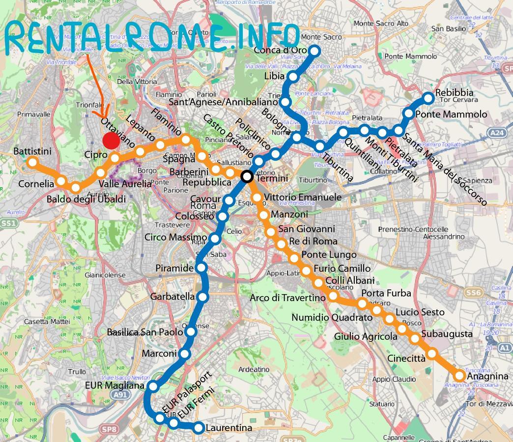 Walkincenter Bed & Breakfast Rome Luaran gambar